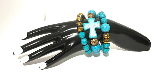 Pretty cross bracelet 1